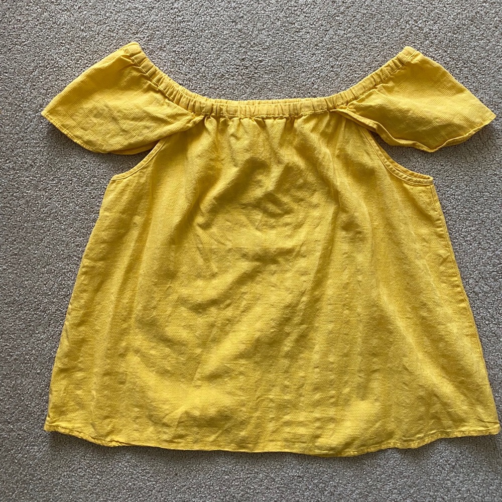 J Crew Factory Off The Shoulder Top